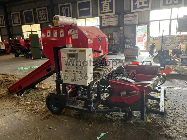 máquina para hacer fardos de ensilaje