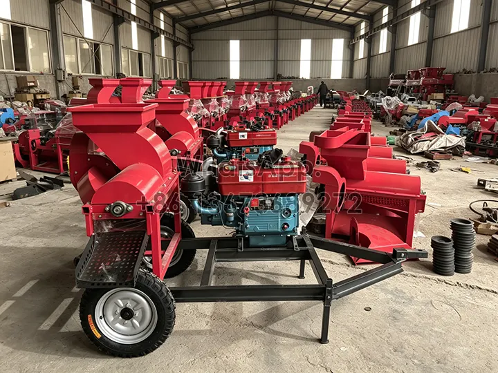Machine à décortiquer le maïs à moteur diesel