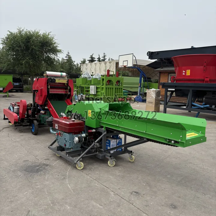 diesel engined silage baler and chopper