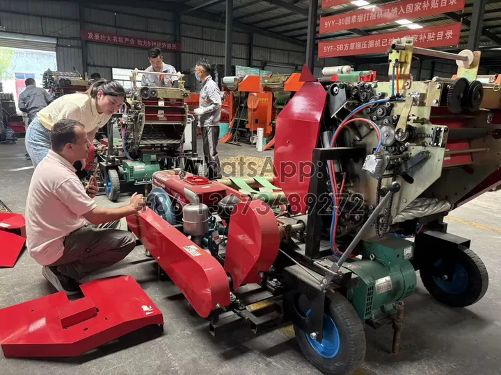 silage baling machine details