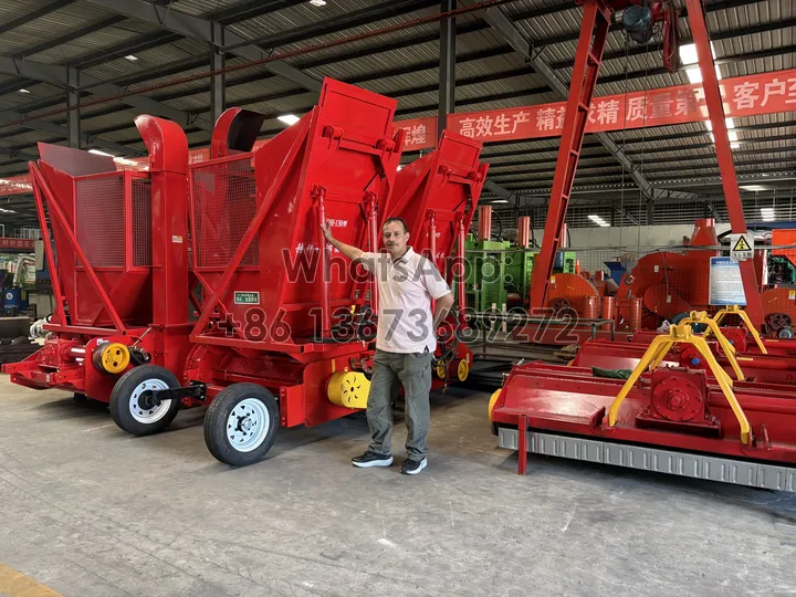 silage harvester machine visit