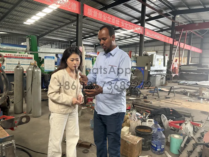 workshop of silage equipment