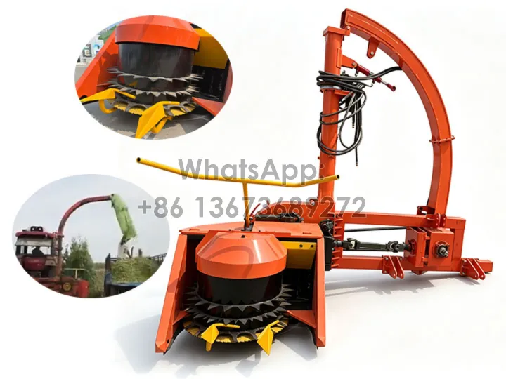 Side-Mounted Corn Silage Harvester