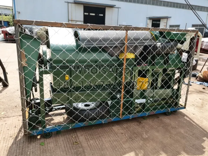 corn machine packaging for transportation