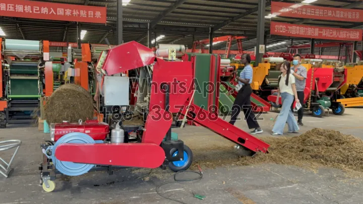 round silage bale making