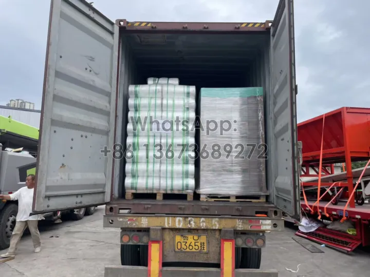 silage baling and cutting machine in 40HQ container