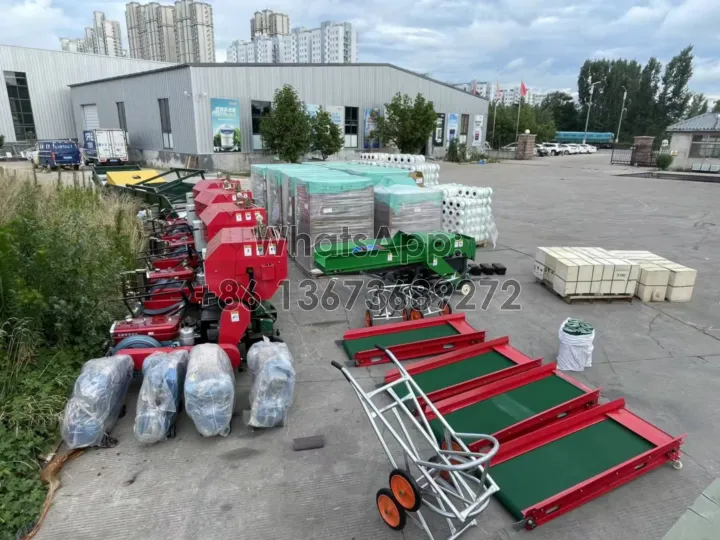 silage chopping and baling machine