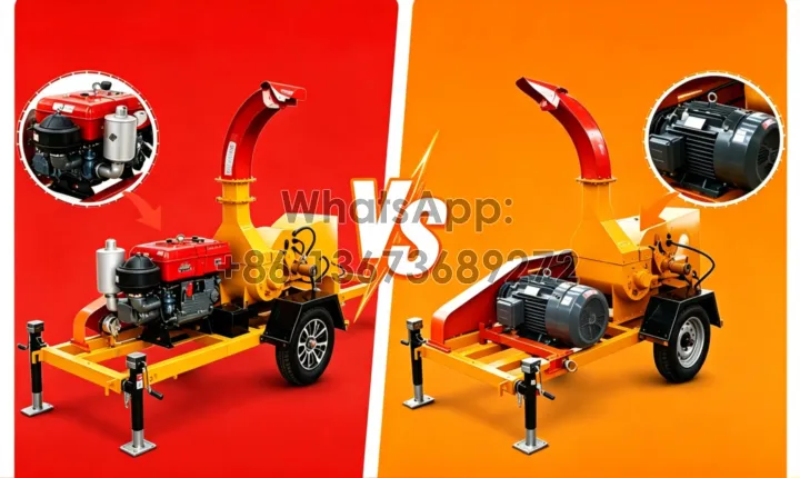 diesel vs electric wood chipper