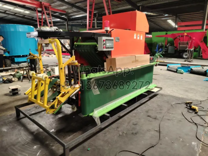 grass baler wrapper with double film