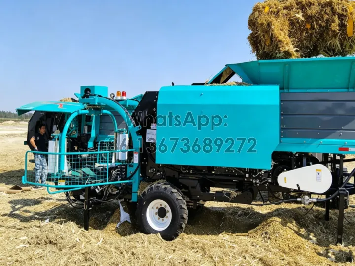 integrated baling and wrapping machine
