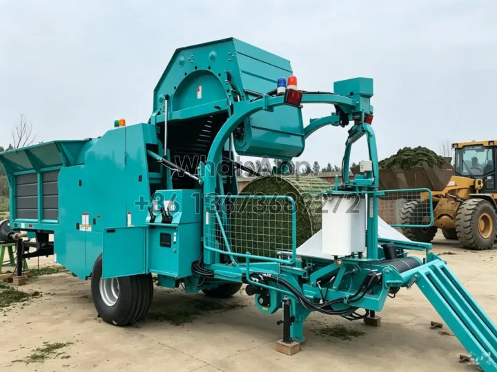 round bale wrapper for hay