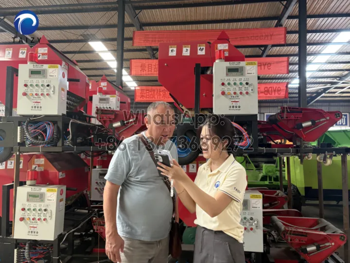 silage baler machine factory visit