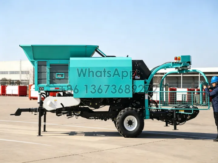 towed-type haylage round baler for sale