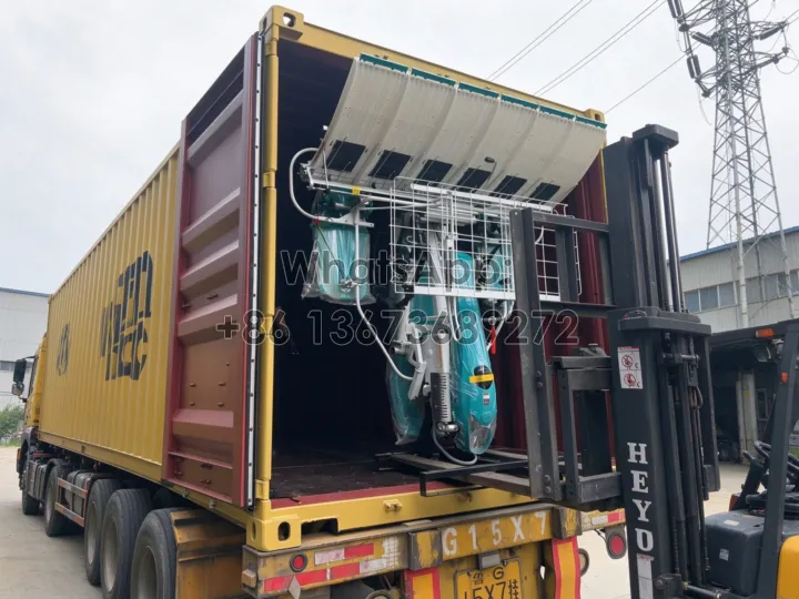 rice seedling transplanter loading
