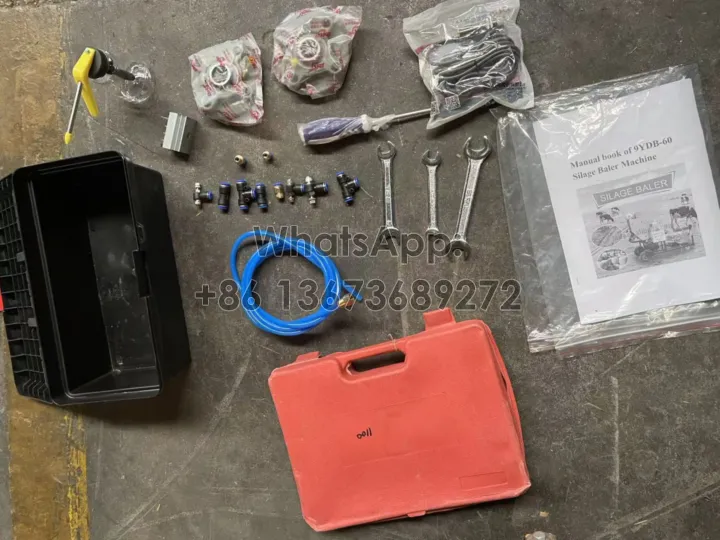 toolbox along with silage baler machine