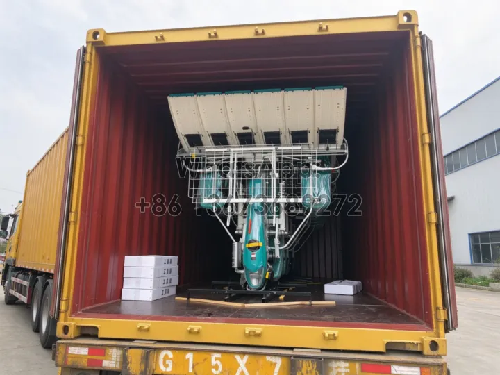 transplanter in the container